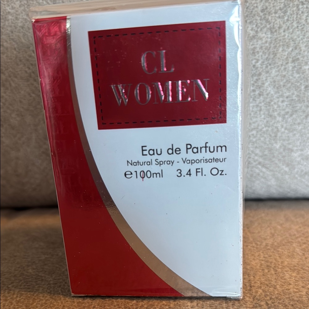 Women Eau De Parfum  Red And Silver